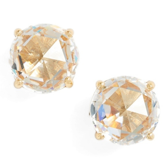 Kate Spade Clear/Gold Earrings - Picture 2 of 3